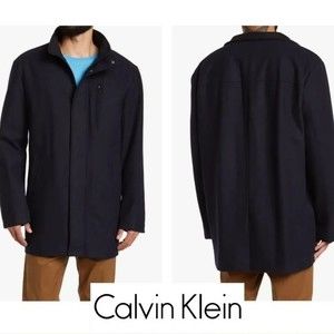 Calvin Klein Stadium Wool Blend Mens Coat size Small